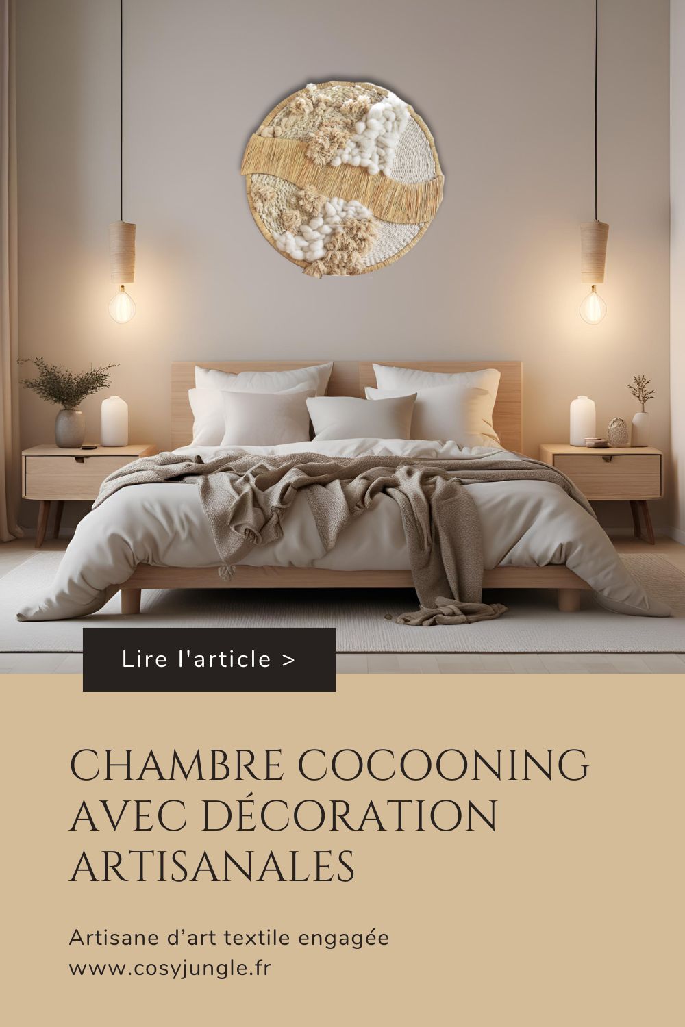 chambre cocooning décoration artisanale
