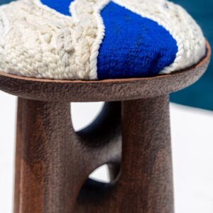 Tabouret bois Ressac petite assise – Image 4