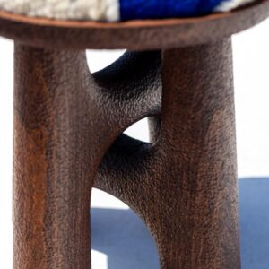 Tabouret bois Ressac petite assise – Image 6