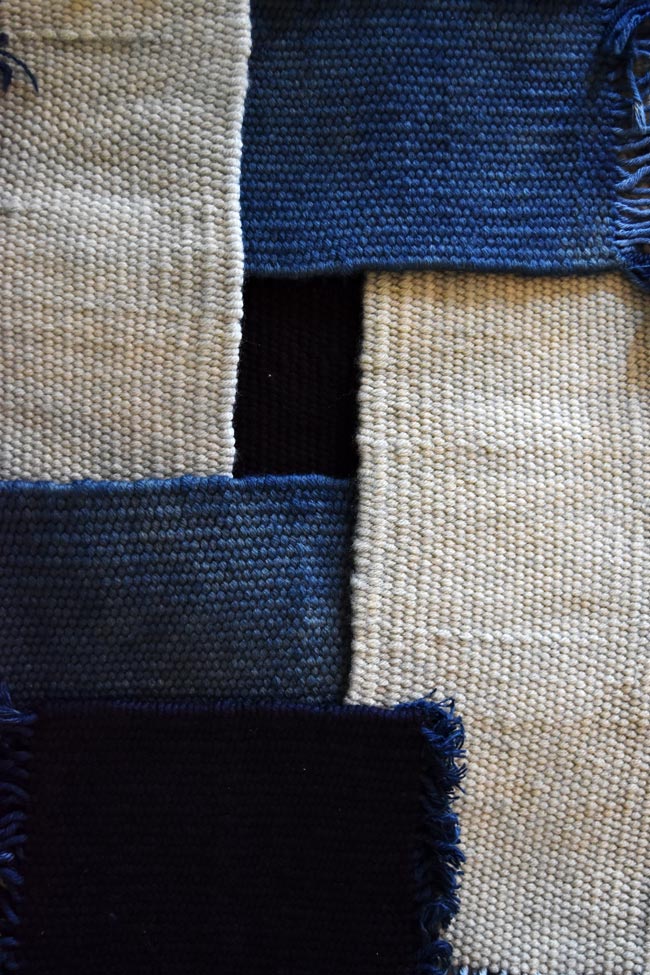 tissage et indigo par Candice Aubert-Dhô et Laetitia Costechareyre